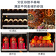 Bai Kailun ultra-thin coated double-door red wine cabinet, constant temperature wine cabinet, eggplant embedded ice bar, household tea beverage refrigerator, 1.7 meters (thick double temperature) hanging cup double red wine (coated
