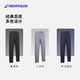 Decathlon (DECATHLON) Warm Velvet Sports Pants Men's Fall and Winter Velvet Men's Pants Fitness Trousers Loose Leg Casual Pants Men Black L