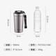 Fuguang pure titanium thermos cup titanium coffee cup large capacity high-end business titanium cup portable car-mounted double drink accompanying water cup space gray 560ml pure titanium inside and outside + one lid for double drinks