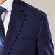 Antonio 50% worsted wool suit, light luxury business suit, men's two-piece groom's wedding formal suit, navy 50B (180/100B)