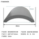 FAMANDA Pilates curved barrel corrector arch training equipment yoga corrector ARC corrector gray