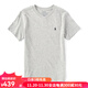 Polo Ralph Lauren big kids 8-20 boys children's clothing short-sleeved basic v-neck t-shirt versatile fashion henley shirt men's 20166698 Andover Heather L