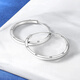 Wanfulong 2025 new PT950 platinum earrings, feminine and high-end earrings, gift for girlfriend, platinum plain hoop earrings 4.6g