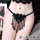 Other THE OTHER thong feeling underwear open sheer underwear with beads for bed flirting 3325 blue one size fits all 80-130Jin Jin is equal to 0.5 kg