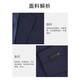 Callisto Callisto solid color basic style spring and autumn men's business casual flat lapel single-breasted suit trousers suit formal dress navy 180B suit 50B