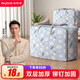 Good helper storage bag quilt clothes quilt storage and organization moving packing bag luggage bag rivet reinforcement 85L1 piece