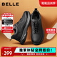 Belle thick-soled height-increasing walking shoes for men 25 autumn outdoor casual running shoes A2152CM5 black 43