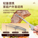 Three-headed eagle pure titanium steak clip home kitchen outdoor camping travel barbecue barbecue anti-scalding food clip pure titanium steak clip