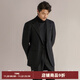CULTUM warm brushed fabric winter thick heavy brushed Naples suit men's business formal suit black single suit 185A /54A