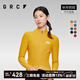 GRC Unruly Endless Women's Autumn and Winter New TECH Series Long-Sleeved Fleece Warm Tops Road Cycling Jersey Ginger M