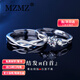 MZMZ platinum couple rings and blue silk ring pt950 engagement wedding birthday anniversary gift for girlfriend light luxury model-wanqingsi matching ring