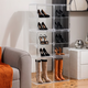 Japan Unprinted Shoe Cabinet Acrylic Shoe Box Transparent Home Door High Heel Rack Storage Artifact Long Boot Storage 1*1*1cm Default Value Default Value Fully Transparent Front Opening 6 pcs 6 pcs