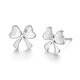 Wanfulong platinum pt950 earrings for women with bows, romantic winter gifts for girlfriends, sweet birthday gifts, bow earrings, platinum pt950 1.7g