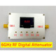 6G digital programmable attenuator 60DB step 0.25DB OLED display CNC ATT-6000V2.0