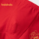 Balabala boys underwear boxer cotton animal year red children's shorts baby four-cornered snake year new year style underwear three-pack white and red tone 00316 3 pairs 110