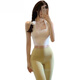 Kangaroo (DAISHU) professional yoga clothing suit for women 2025 new high-end summer thin Pilates training vest halter top suit white top + algae yellow pants S (80-98Jin Jin equals 0.5kg)