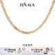 Fellala original design lock necklace for women, fashionable, simple and versatile, personalized plain chain, trendy gift for girlfriend, white