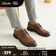 Clarks Batcombe series new men's business commuting brogue carved British casual leather shoes dark brown 261734397 41