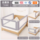 LIBODUN bed guard baby safety guardrail bed guardrail baby anti-fall bed protective guardrail child anti-fall bedside bed guardrail PRO cloud gray + easy and quick change and wash New industry standard 5A safety certification 2.0 meters per side