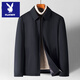 Playboy Hong Kong brand down jacket jacket for middle-aged and elderly men, loose coat, white duck down, removable inner liner for men, zipper style, navy blue, inner liner not removable, BF35 M 170 Recommended 100-120 Jin Jin equals 0.5 kg
