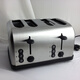 Deluxe upgraded version 4-slice toaster Toaster Toast driver 2 slices Bread machine Toaster 4 slices