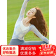 Shuangxiu Chinese Style Yoga Suit for Women Autumn and Winter 2025 New High-end Three-piece Pilates Fitness Top Smudged Blue Blouse + Milky White Bra + Gray Blue Pants S 85-100