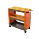 Sailoto CNC tool cart machining center C5C6 cart BT3040 handle cart HSK63 CNC rack management C5-0 single layer gray orange tool cart
