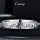 GsunG Platinum PT950 Closed Bracelet Women's Platinum Bracelet Crushed Ice Solid Bracelet Can be Customized as a Gift for Wife Priced by Gram, Contact Customer Service Before Buying