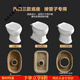 Pupan rural toilet renovation dry toilet dual-purpose ceramic flush-free straight-through squat toilet converted into a sitting toilet toilet for the elderly j extra long square mouth + cover
