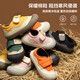 TOPSTAR soft-soled children's cotton shoes winter new boys' casual cotton shoes girls' Velcro casual shoes yellow 28 inner length 18.0cm recommended foot length 17.0cm