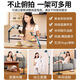 Doufeng mobile phone live broadcast photography fill light bracket bedside tablet folding bracket metal cantilever mobile phone holder with 4 pulleys round chassis floor model
