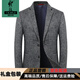 International Miller High-end Fashion 2025 Autumn and Winter New Wool Suit Men's Middle-aged Business Casual Single Suit Jacket Gray Ready in stock Warm and comfortable Ready in stock XL 180/92A Ready in stock Warm and comfortable in stock