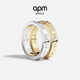 APM MonacoTOI MOI Morse code couple ring gift for girlfriend and couple