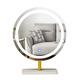 Desktop mirror makeup mirror desktop Internet celebrity light luxury led mirror with light bedroom modern simple makeup mirror fill light white marble mirror 40 (plug-in type)