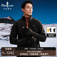 Biyinlefen POLARTEC Fleece New Technology 2025 Autumn and Winter New Men's Outdoor Stand Collar Knitted Jacket Jacket 07 Black L (105)