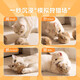 Cat Toy Rabbit Fur Ball Funny Cat Bat Scent Enrichment Pet Oh Smell Big Size Cat Silent Plush Toy Pet Enrichment Toy-Rabbit Fur Ball-1 pc