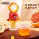 Baby bite bag for eating fruit, fruit and vegetable food supplement for babies over 7 months old, silicone bite bag, Minnie/1 pack