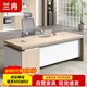 Lanran desk boss desk computer desk office furniture executive manager desk simple modern desk 1.6m without chair
