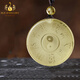Bailuoqi Natural Citrine Nine-Character Mantra Five Mountains True Shape Chart Pendant Men's and Women's Necklace Pendant Amulet Exquisite Bead Chain Style