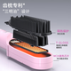 Amoi Li Ruotong recommends the newly upgraded 8th generation small iron wireless hair straightening comb straight plate clip negative ion splint straight hair curling rechargeable portable curling iron flagship model - pink upgraded five rows of comb teeth + plasma hair care + essential oil ceramic