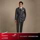 FULL MONTY Suit Suit Men's Suit Suit Pure Wool Double-breasted Groom's Suit Wedding Suit Spring and Autumn Business Formal Wear Size 52 Tops and Trousers Please contact customer service for remarks