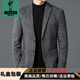 International Miller High-end Fashion 2025 Autumn and Winter New Wool Suit Men's Middle-aged Business Casual Single Suit Jacket Gray Ready in stock Warm and comfortable Ready in stock XL 180/92A Ready in stock Warm and comfortable in stock