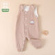 Overalls children's warm men's and women's baby thickened pants for baby belly protection one-piece pure cotton spring and autumn cotton pants thin cotton S397 snap-button overalls-pink One size fits all 73 yards (14-20 Jin Jin is equal to 0.5 kg)