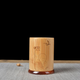 Haoxu Tea Ceremony Gentleman's tea set spare parts tea barrel creative pen holder bamboo handmade solid wood six-piece set tea clip storage barrel Zen enlightenment tea barrel