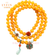 La Yun Feiyin Natural Beeswax Bracelet Women's Multiple Circles Chicken Oil Yellow Bracelet Full of Honey Old Honey Amber High-end Temperament Accessories Hand Accessories Multiple Circles Full of dense Beeswax Bracelets