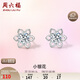 Saturday Fortune Small Silver Flower Petal Earrings Women's S925 Silver Earrings Birthday Gift J0912154 Pair