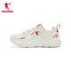 Jordan New Year Ben Ming Nian Red Casual Shoes Women's Sports Shoes 2026 New Mesh Leather Stitching Dad Shoes Women's Shoes Ivory White/Sports Red 37