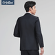 Goldlion suit men's machine washable wool new business formal wear groom's wedding suit suit jacket navy blue-95 31 trousers