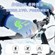 9i9 children's gloves winter warm outdoor sports waterproof cycling gloves luminous ski gloves blue 6-13 years old