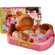 
mimiworld happy squirrel house special edition play house little hamster toys children's birthday gift box girls toys 3-6 years old